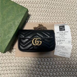 GG Marmont Matelasse Leather Super Mini Shoulder Bag